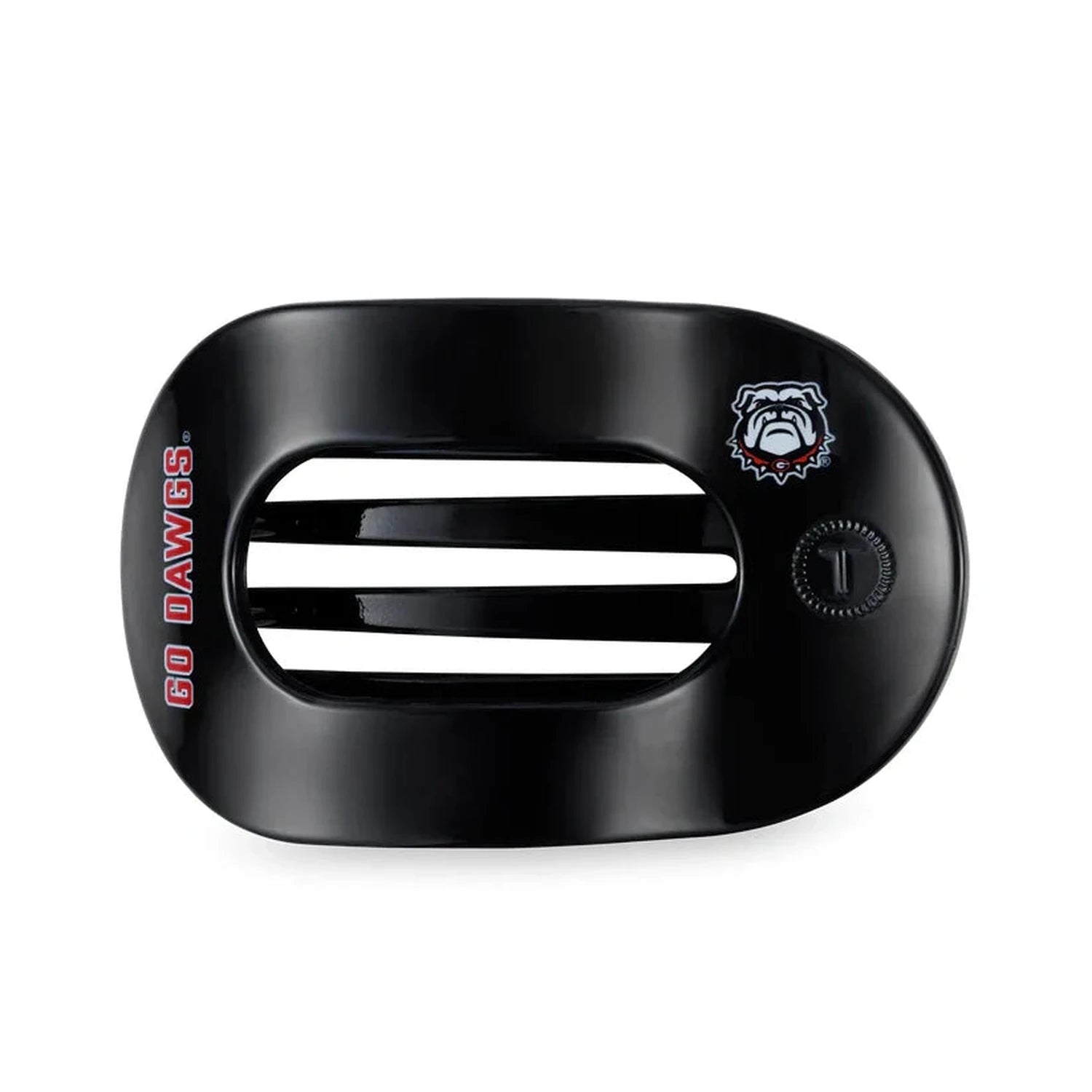 Teleties 10. GIFTS|ACCESSORIES - WOMENS ACCESSORIES - WOMENS HAIR ACCESSORIES Flat Round Clip GO DAWGS