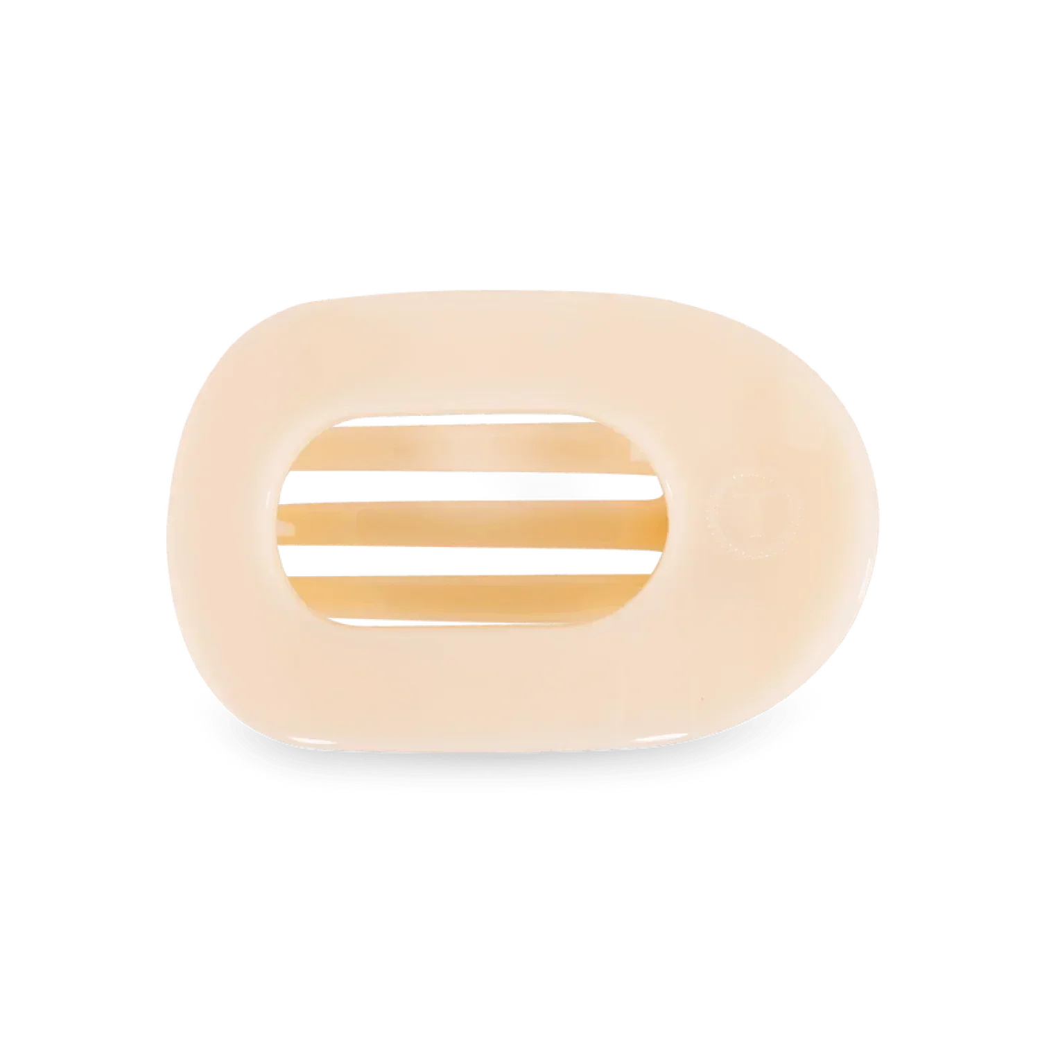 Teleties 10. GIFTS|ACCESSORIES - WOMENS ACCESSORIES - WOMENS JEWELRY Flat Round Clip ALMOND BEIGE