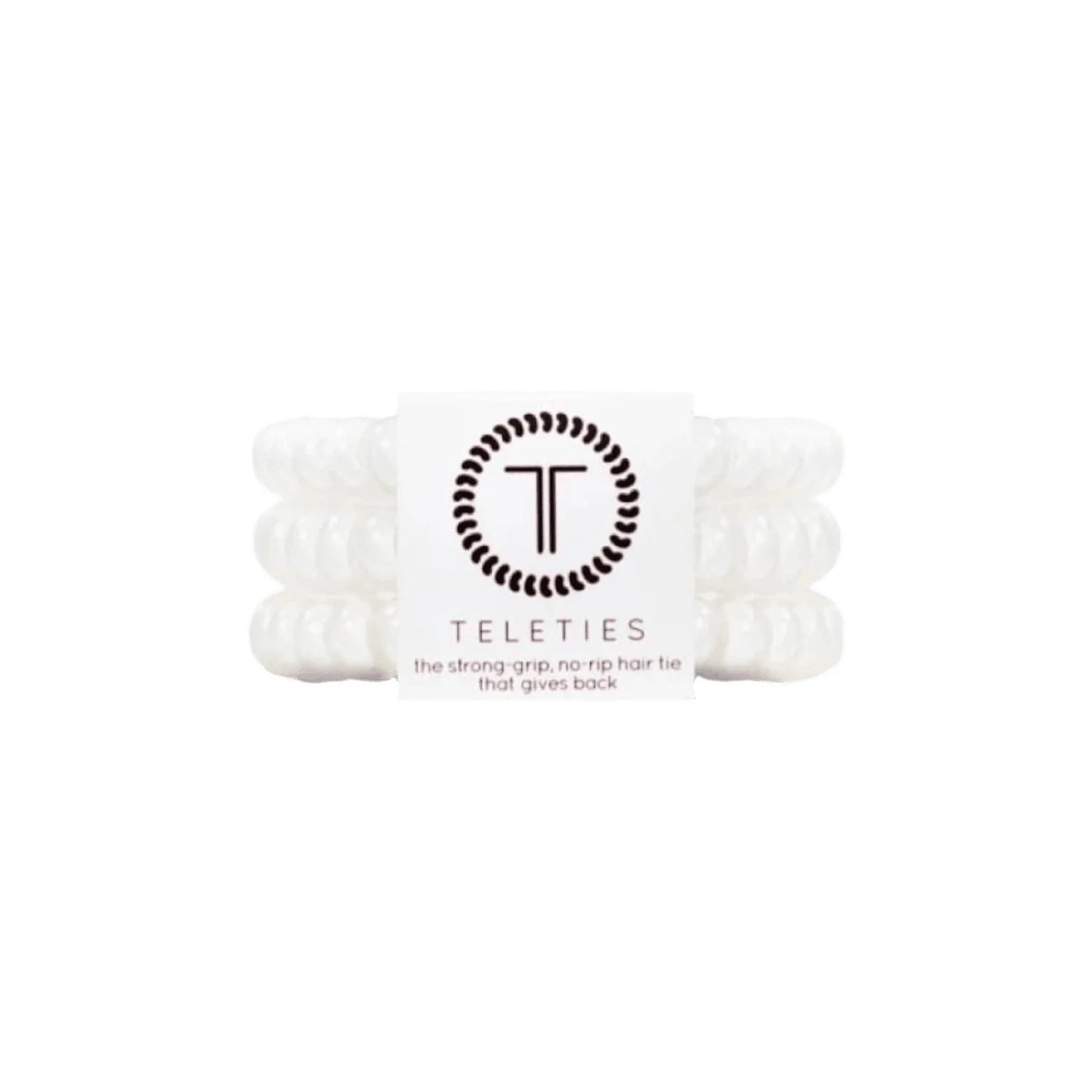 Teleties 10. GIFTS|ACCESSORIES - WOMENS ACCESSORIES - WOMENS HAIR ACCESSORIES Small Teleties COCONUT WHITE