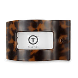 Teleties 10. GIFTS|ACCESSORIES - WOMENS ACCESSORIES - WOMENS HAIR ACCESSORIES Women's Flat Rectangle Clip TORTOISE LARGE