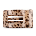Women’s Flat Rectangle Clip Teleties - BLONDE TORTOISE