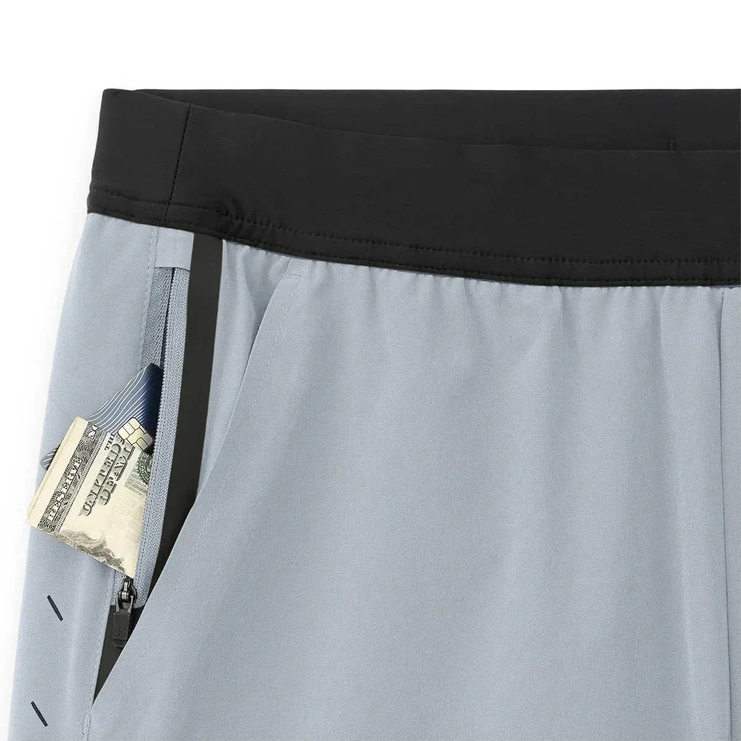 Ten Thousand 01. MENS APPAREL - MENS SHORTS - MENS SHORTS ACTIVE Men's Interval Short 7" - Liner LIGHT GREY