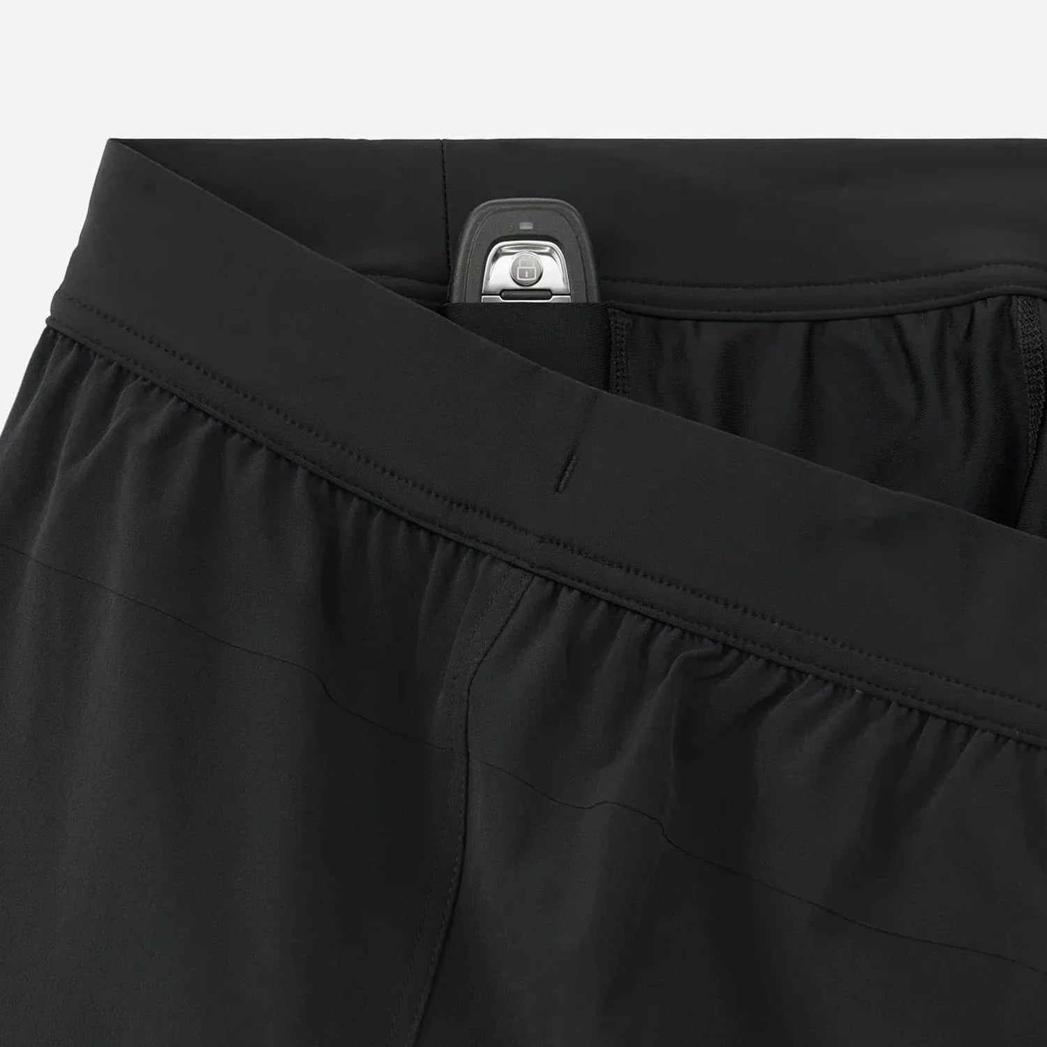 Ten Thousand 01. MENS APPAREL - MENS SHORTS - MENS SHORTS ACTIVE Men's Interval Short 7" - Liner BLACK