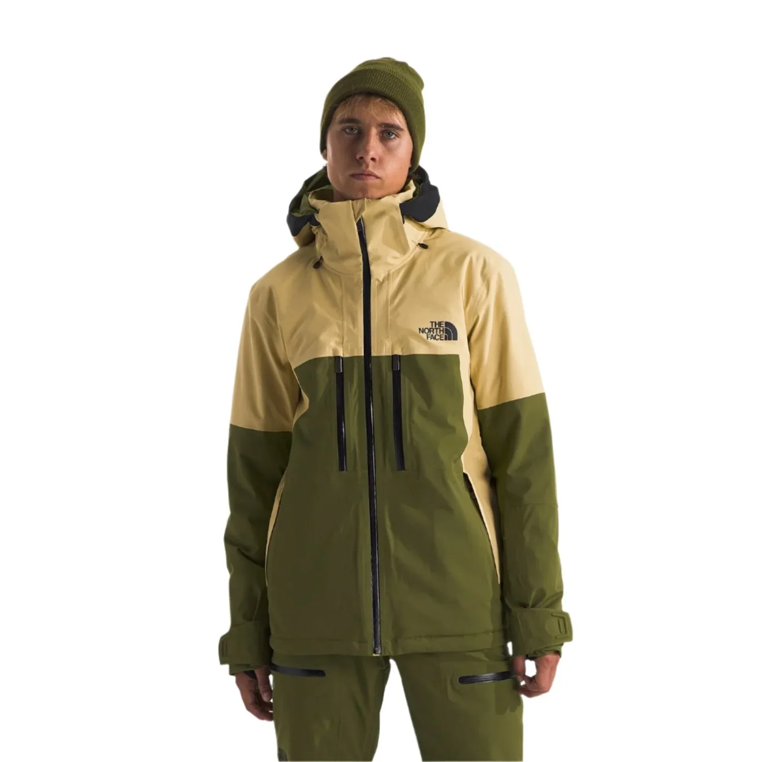 The North Face 01. MENS APPAREL - MENS SKI - MENS SKI JACKETS Men's Chakal Jacket 5TI LICHEN GOLD|FOREST OLIVE