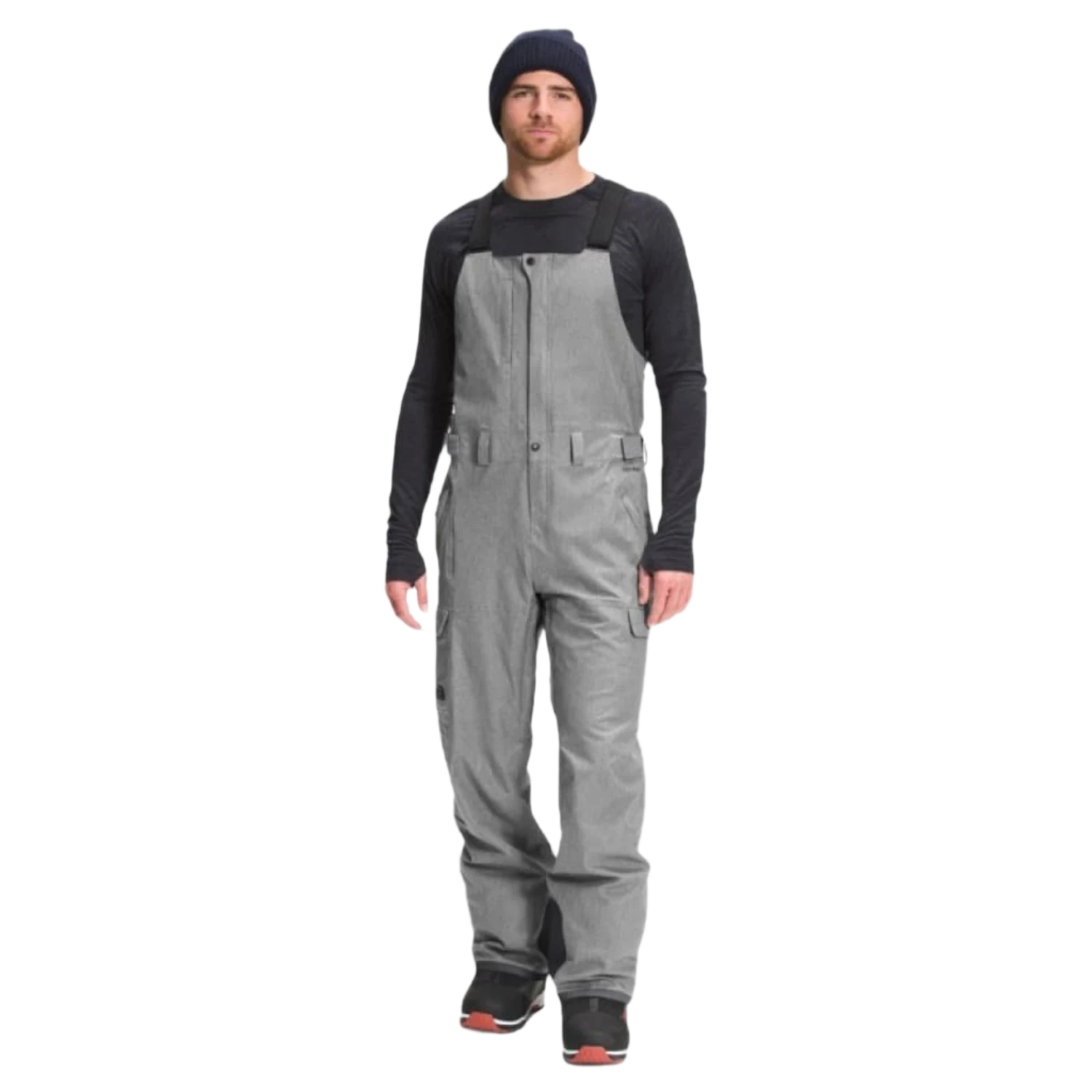 The North Face 01. MENS APPAREL - MENS SKI - MENS SKI PANTS Men's Freedom Bib DYY TNF MEDIUM GREY HEATHER