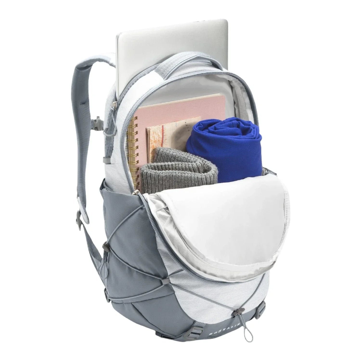 north face baby backpack carrier The North Face Women's Borealis Backpack TNF White Metallic Mélange/Mid Grey