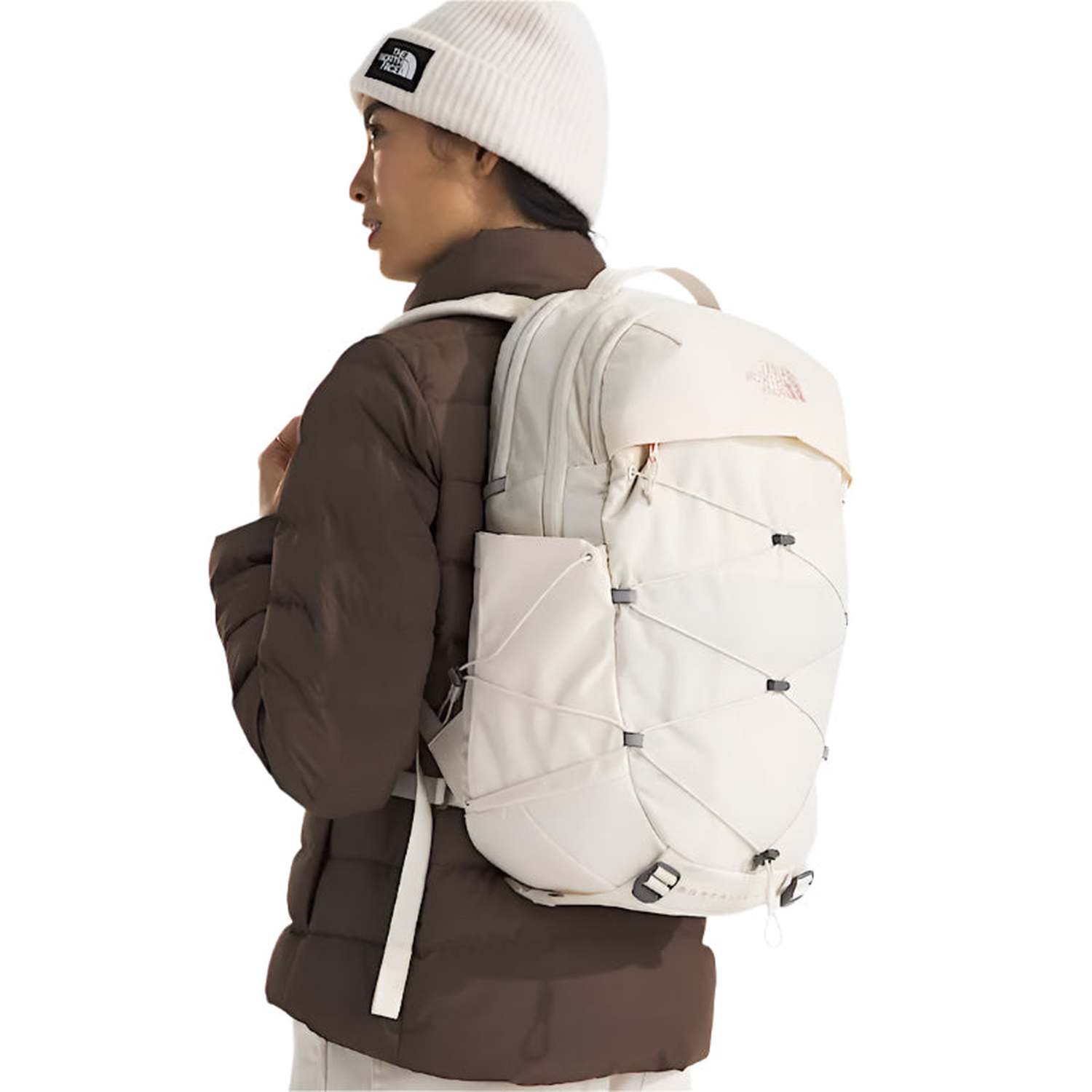 The North Face 09. PACKS|LUGGAGE - PACK|CASUAL - BACKPACK Women's Borealis Luxe GARDENIA WHITE BURNT CORAL METALLIC
