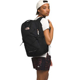 The North Face 09. PACKS|LUGGAGE - PACK|CASUAL - BACKPACK Women's Jester Luxe TNF BLACK BURNT CORAL METALLIC