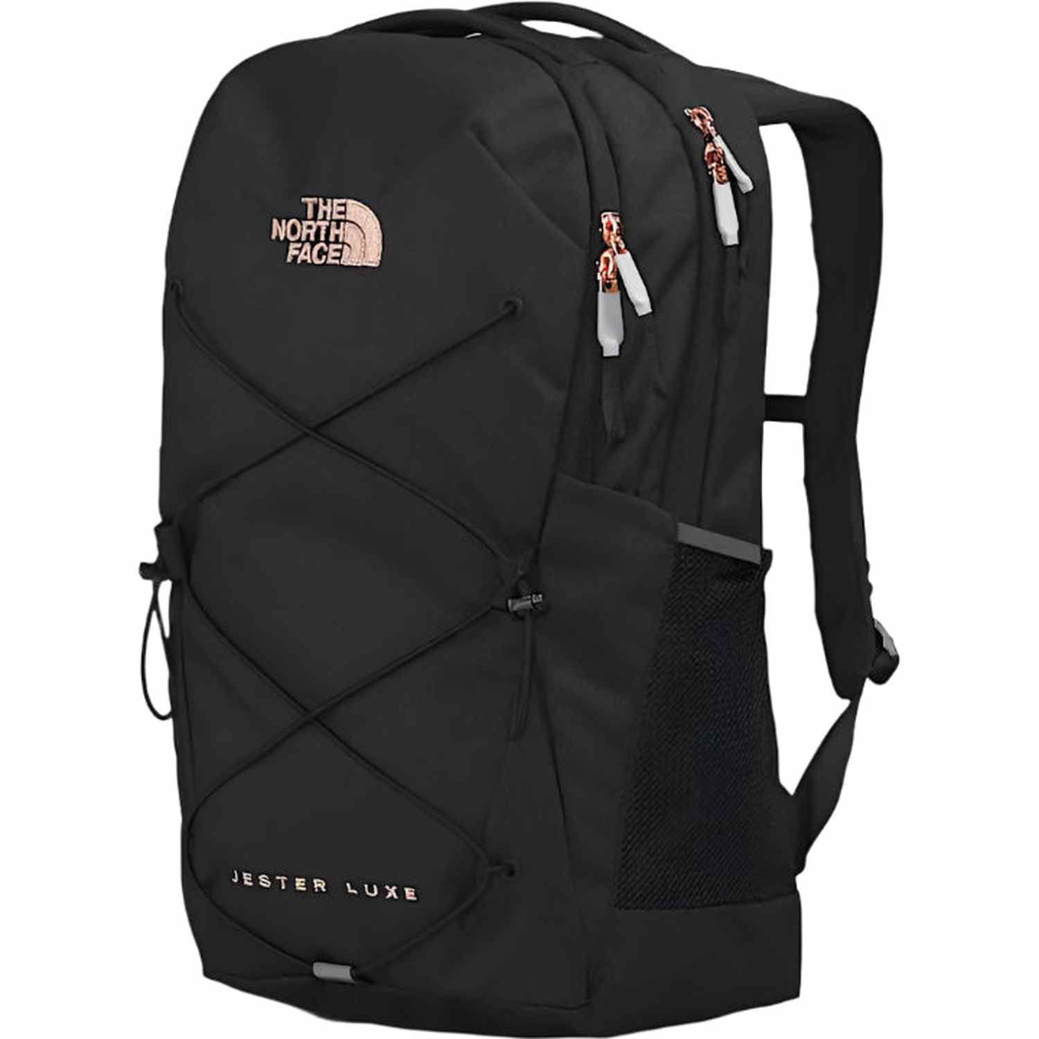 The North Face 09. PACKS|LUGGAGE - PACK|CASUAL - BACKPACK Women's Jester Luxe TNF BLACK BURNT CORAL METALLIC