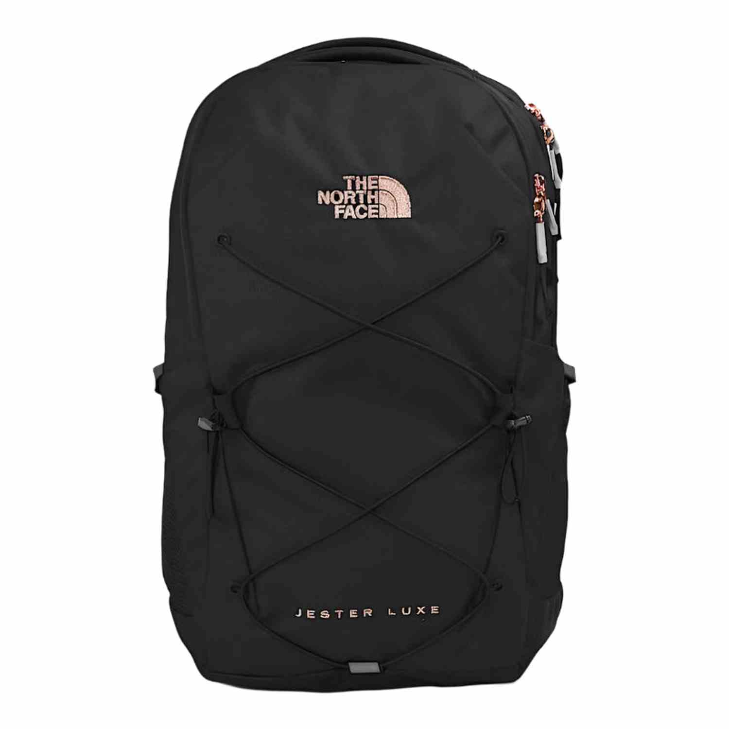 The North Face 09. PACKS|LUGGAGE - PACK|CASUAL - BACKPACK Women's Jester Luxe TNF BLACK BURNT CORAL METALLIC