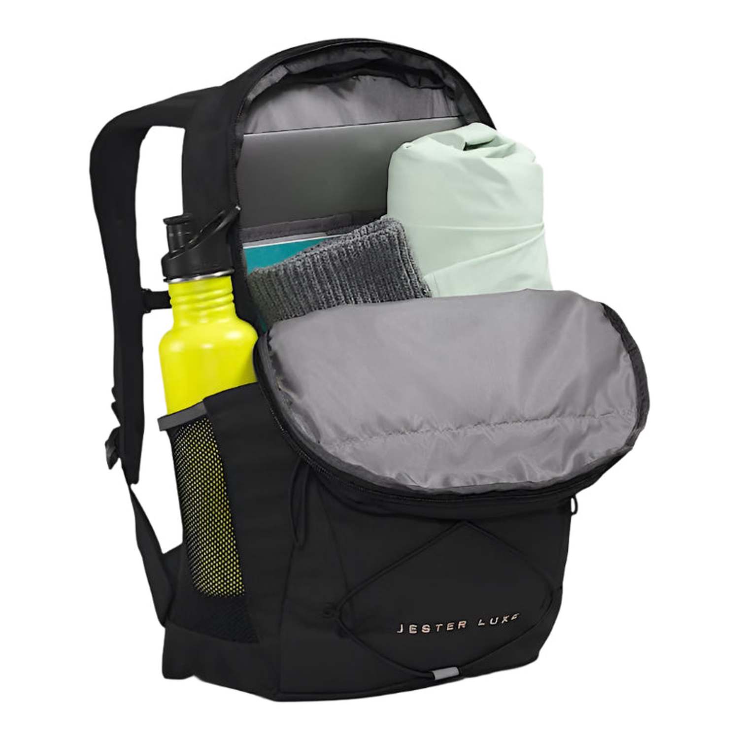 The North Face 09. PACKS|LUGGAGE - PACK|CASUAL - BACKPACK Women's Jester Luxe TNF BLACK BURNT CORAL METALLIC