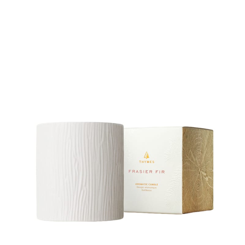Thymes 21. GENERAL ACCESS - GIFTS Frasier Fir Ceramic Poured Candle Medium