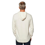 Toes On The Nose 01. MENS APPAREL - MENS HOODIES|SWEATERS - MENS PO HOODY Men's Sea Silk Schooner Long Sleeve Knit Hoodie NAT NATURAL