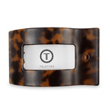 Teleties 10. GIFTS|ACCESSORIES - WOMENS ACCESSORIES - WOMENS HAIR ACCESSORIES Women's Flat Rectangle Clip TORTOISE LARGE