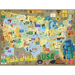 True South Puzzle Co. 10. GIFTS|ACCESSORIES - GIFT - GAMES Take A Hike! USA Puzzle