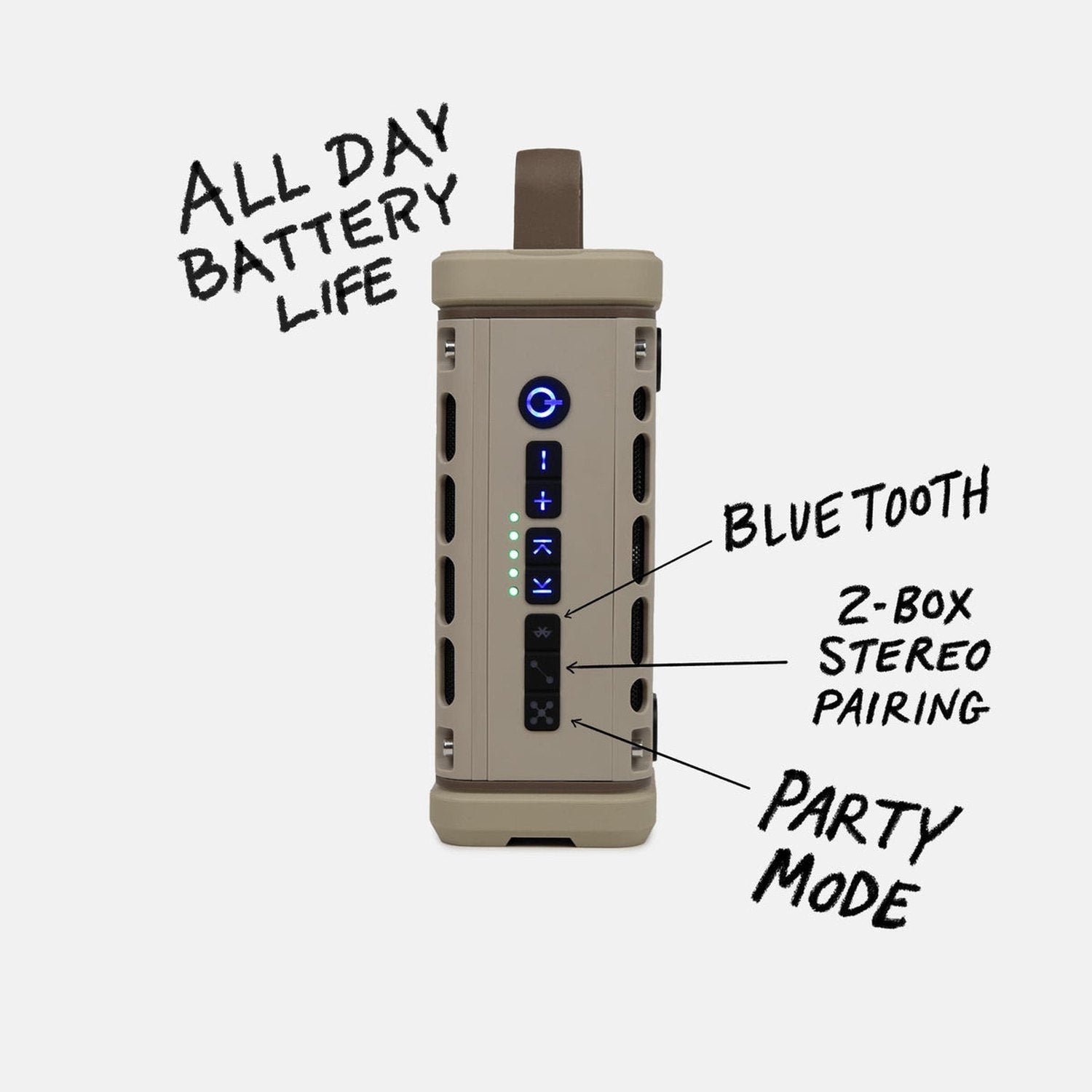 Turtlebox 12. HARDGOODS - ELECTRONICS - HEADPHONES|SPEAKER Ranger Speaker TAN