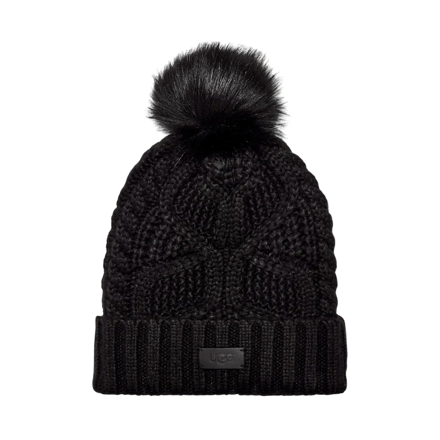 UGG 11. HATS - HATS WINTER - HATS WINTER Women's Cable Beanie BLACK