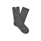 UGG 06. SOCKS - WOMENS SOCKS - WOMENS SOCKS GIFT Women's Darcy Cozy Sock CHARCOAL OS