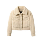 UGG 02. WOMENS APPAREL - WOMENS JACKETS - WOMENS JACKETS FLEECE Women's Frankie Short Trucker Jacket NATURAL II