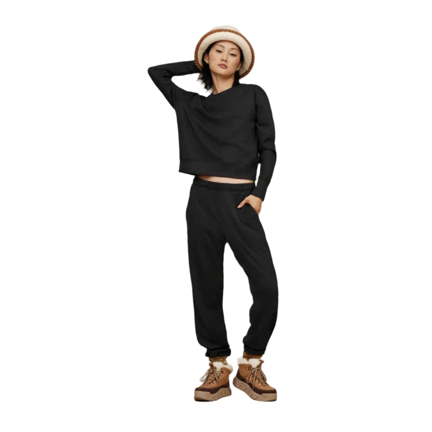 UGG 02. WOMENS APPAREL - WOMENS PANTS - WOMENS PANTS LOUNGE Women's Gable Set II BLACK