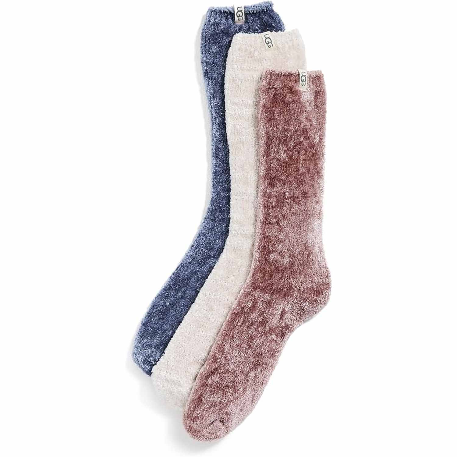 UGG 06. SOCKS - WOMENS SOCKS - WOMENS SOCKS GIFT Women's Leda Sparkle 3-Pack CREAM | DAWN PATROL | DART OS
