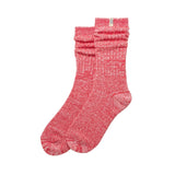 UGG 06. SOCKS - WOMENS SOCKS - WOMENS SOCKS GIFT Women's Rib Knit Slouchy Crew Sock HIBISCUS PINK OS