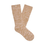 UGG 06. SOCKS - WOMENS SOCKS - WOMENS SOCKS GIFT Women's Rib Knit Slouchy Crew Sock MUTED BRASS OS
