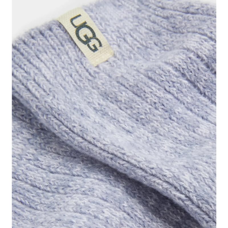 UGG 19. SOCKS Women's Rib Knit Slouchy Crew Sock ICELANDIC BLUE OS