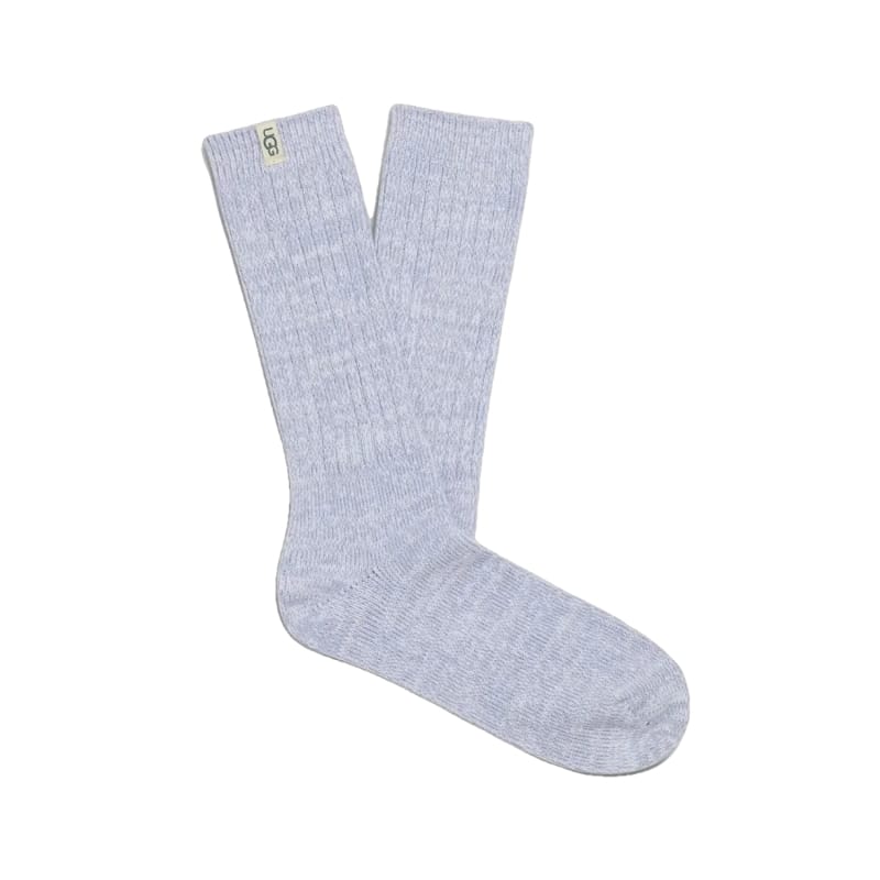 UGG 06. SOCKS - WOMENS SOCKS - WOMENS SOCKS GIFT Women's Rib Knit Slouchy Crew Sock ICELANDIC BLUE OS