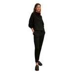 Varley 02. WOMENS APPAREL - WOMENS HOODIES|SWEATERS - WOMENS PO Q ZIP Women's Betsy Sweat BLACK