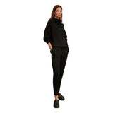 Varley 02. WOMENS APPAREL - WOMENS HOODIES|SWEATERS - WOMENS PO Q ZIP Women's Betsy Sweat BLACK