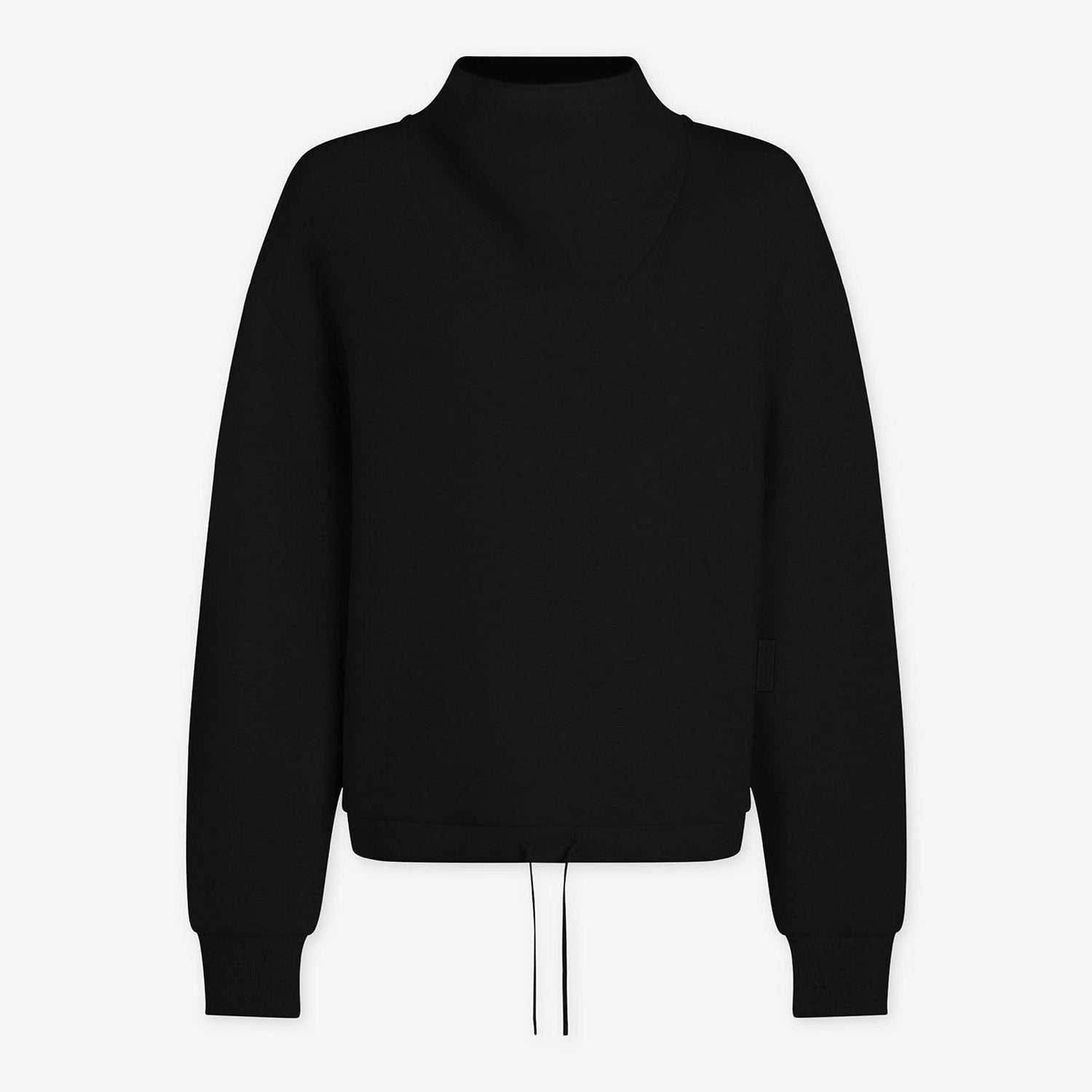 Varley 02. WOMENS APPAREL - WOMENS HOODIES|SWEATERS - WOMENS PO Q ZIP Women's Betsy Sweat BLACK