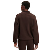 Varley 02. WOMENS APPAREL - WOMENS HOODIES|SWEATERS - WOMENS PO Q ZIP Women's Betsy Sweat COBE COFFEE BEAN