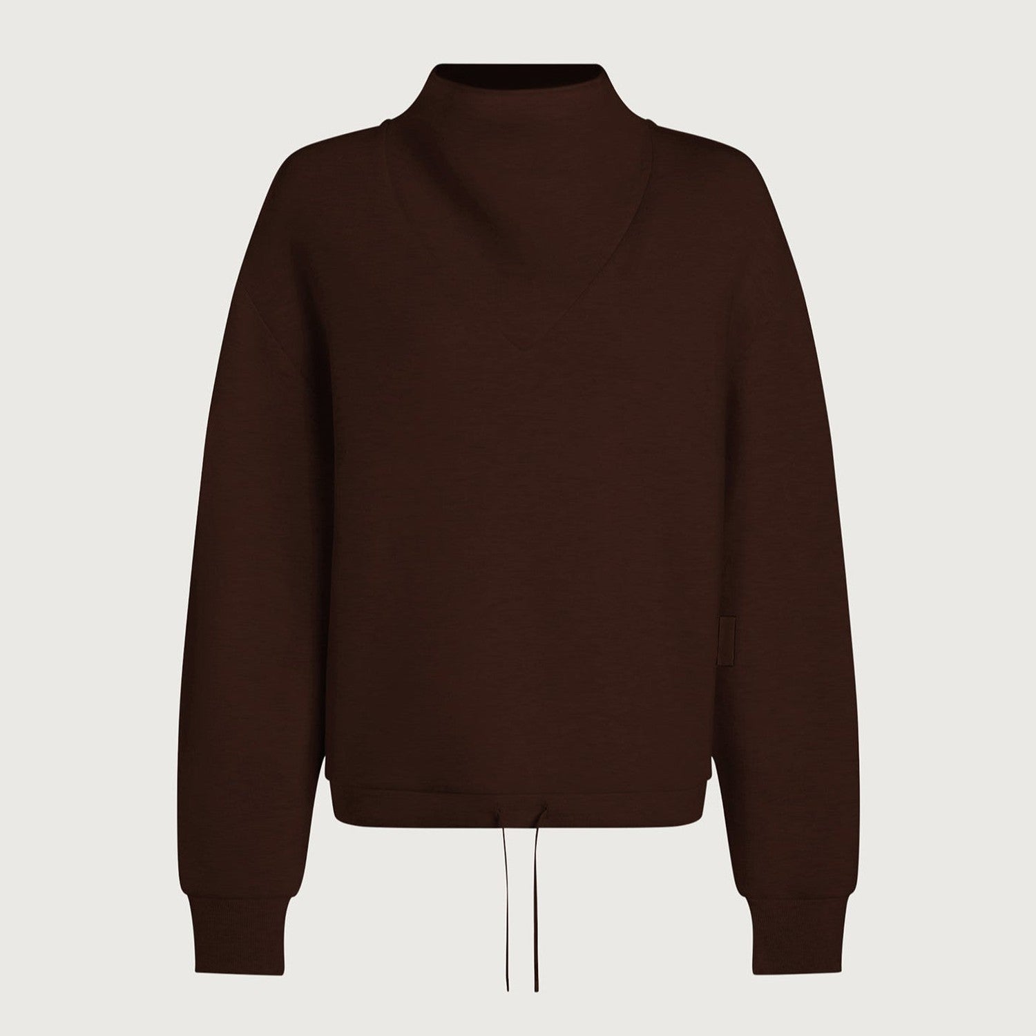 Varley 02. WOMENS APPAREL - WOMENS HOODIES|SWEATERS - WOMENS PO Q ZIP Women's Betsy Sweat COBE COFFEE BEAN