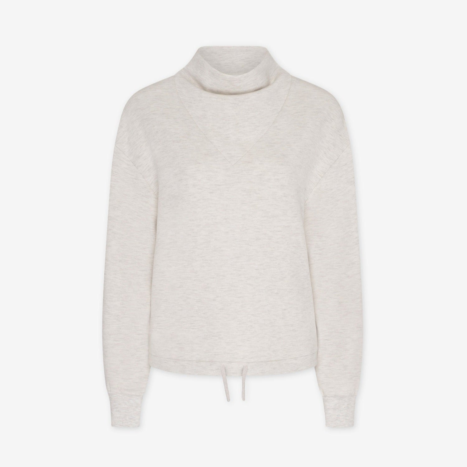 Varley 02. WOMENS APPAREL - WOMENS HOODIES|SWEATERS - WOMENS PO Q ZIP Women's Betsy Sweat IVORY MARL