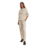 Varley 02. WOMENS APPAREL - WOMENS HOODIES|SWEATERS - WOMENS PO Q ZIP Women's Betsy Sweat IVORY MARL