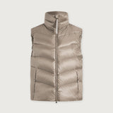 Varley 02. WOMENS APPAREL - WOMENS VEST - WOMENS VEST INSULATED Women's Bextor Lightweight Down Gilet SITA SIMPLY TAUPE