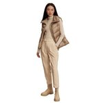 Varley 02. WOMENS APPAREL - WOMENS VEST - WOMENS VEST INSULATED Women's Bextor Lightweight Down Gilet SITA SIMPLY TAUPE