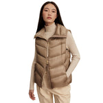 Varley 02. WOMENS APPAREL - WOMENS VEST - WOMENS VEST INSULATED Women's Bextor Lightweight Down Gilet SITA SIMPLY TAUPE