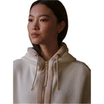 Varley 02. WOMENS APPAREL - WOMENS JACKETS - WOMENS JACKETS FLEECE Women's Fey Relaxed Fleece EGRT EGRET