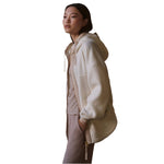 Varley 02. WOMENS APPAREL - WOMENS JACKETS - WOMENS JACKETS FLEECE Women's Fey Relaxed Fleece EGRT EGRET