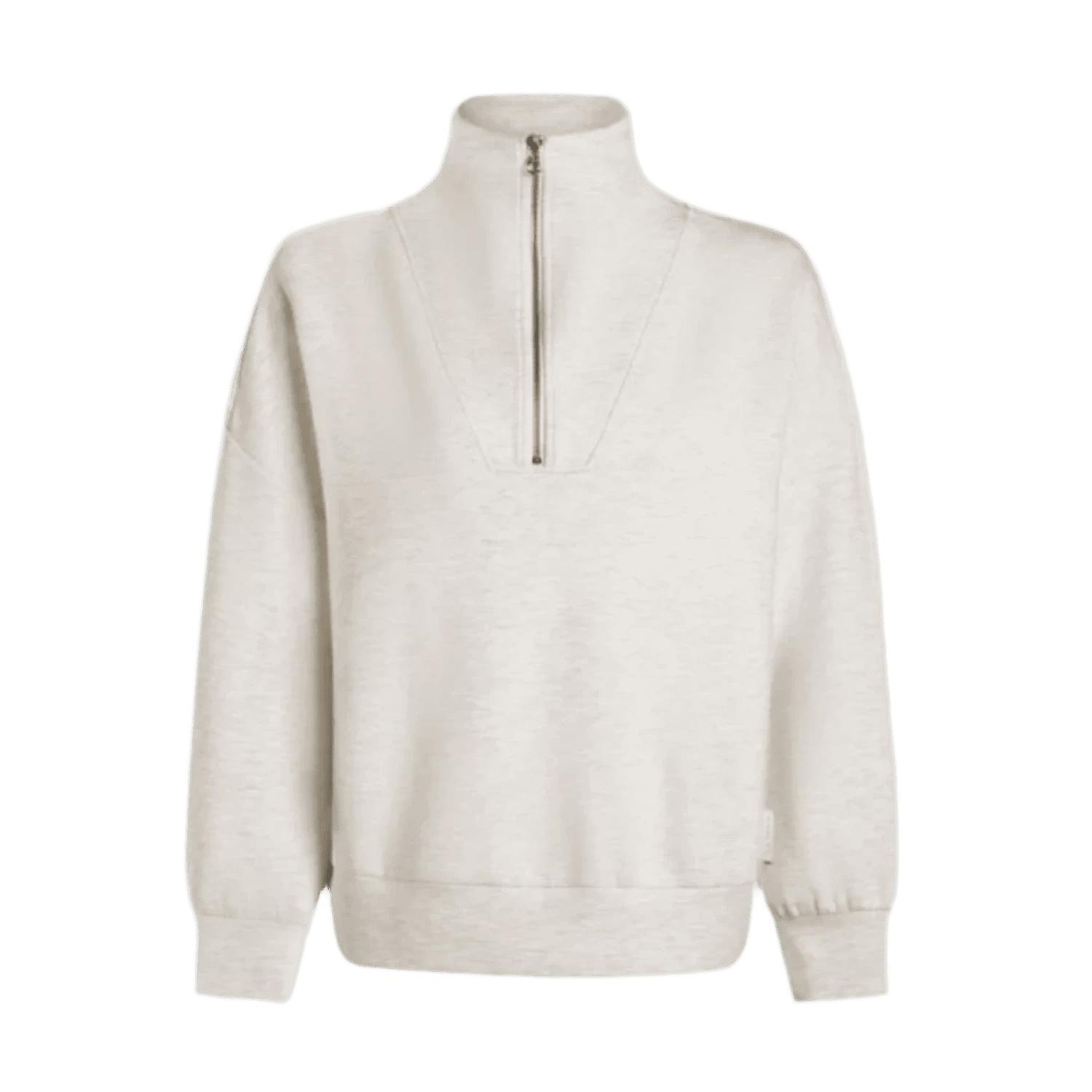Varley 02. WOMENS APPAREL - WOMENS HOODIES|SWEATERS - WOMENS PO Q ZIP Women's Hawley Half Zip Sweat IVORY MARL