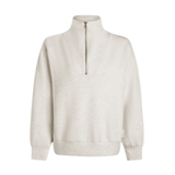 Varley 02. WOMENS APPAREL - WOMENS HOODIES|SWEATERS - WOMENS PO Q ZIP Women's Hawley Half Zip Sweat IVORY MARL