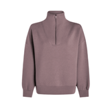 Varley 02. WOMENS APPAREL - WOMENS HOODIES|SWEATERS - WOMENS PO Q ZIP Women's Hawley Half Zip Sweat ANTLER