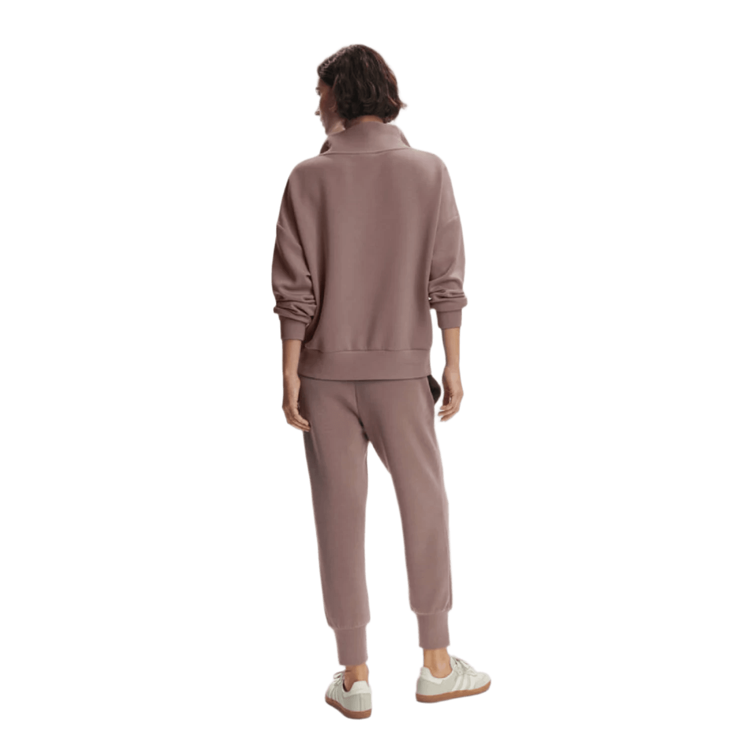 Varley 02. WOMENS APPAREL - WOMENS HOODIES|SWEATERS - WOMENS PO Q ZIP Women's Hawley Half Zip Sweat ANTLER