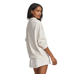 VARLEY 02. WOMENS APPAREL - WOMENS HOODIES|SWEATERS - WOMENS PO Q ZIP Women's Hawley Half Zip Sweat IVORY MARL