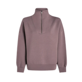 VARLEY 02. WOMENS APPAREL - WOMENS HOODIES|SWEATERS - WOMENS PO Q ZIP Women's Hawley Half Zip Sweat ANTLER