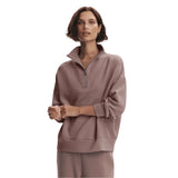 Varley 02. WOMENS APPAREL - WOMENS HOODIES|SWEATERS - WOMENS PO Q ZIP Women's Hawley Half Zip Sweat ANTLER