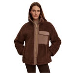 Varley 02. WOMENS APPAREL - WOMENS JACKETS - WOMENS JACKETS INSULATED Women's Lowell Sherpa Jacket CARA CARAFE