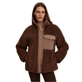 Varley 02. WOMENS APPAREL - WOMENS JACKETS - WOMENS JACKETS INSULATED Women's Lowell Sherpa Jacket CARA CARAFE